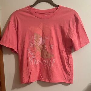 Nashville Pink Graphic Tee - Short Sleeve